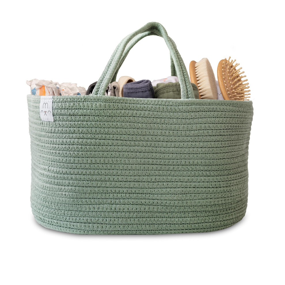 Baby Nappy Caddy Organizer - Large Portable Baby Caddy For Diapers And Wipes - Baby Basket For Newborn - Baby Storage Basket Baby Baskets For Natemia