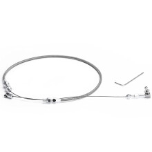 Cable de acelerador universal de alta tecnolog   a PQY de 24"" (acero inoxidable trenzado)