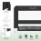 Traum ber mich leichte Mesh Security Security Verstellbares Bettschien 5