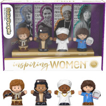 Little People Collector Inspiring Women Special Edition Set 4 Figures for Adults & Fans in Display Box