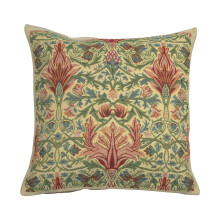 Charlotte Home Furnishings Inc. Snakeshead vierkante sierkussenhoes - 16 x 16 Decoratieve Boho kussenhoes voor Europese katoenen woondecoratie Jacquar