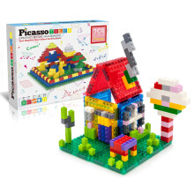 PicassoTiles 259 st Magnetiska tegelplattor Byggkloss Combo Set Kompatibel med andra plattor ver 50+ Kombination STEM-leksak Pedagogiska leksake