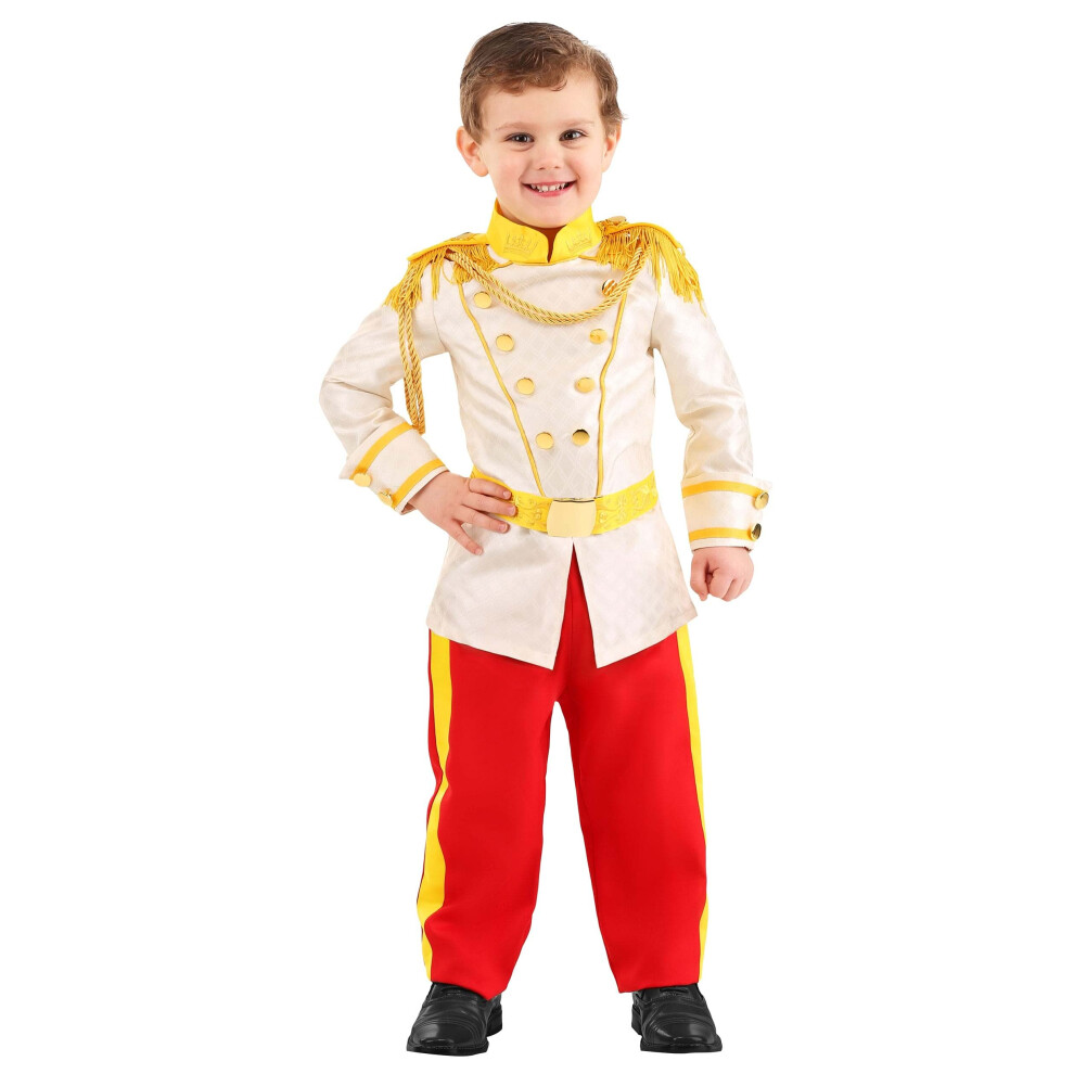 Photos - Fancy Dress Fun Costumes Disney Cinderella Kids Prince Charming Costume Boys Toddler Prince Charming Outfit Royalty Halloween Jumpsuit 2