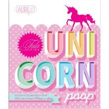 Aurifil Tula Pink Unicorn Poop Thread Set 10 kleine Spulen 50wt Baumwollgarn sortiert