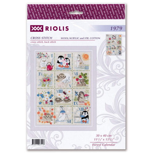 Riolis Cross Stitch Cal Calendar Forest (14 numar) 1
