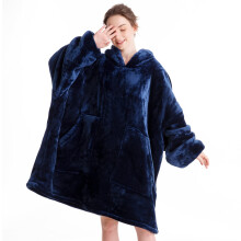 Aemicion Ubergrosse tragbare Decke, Sherpa-Decke, Kapuzenpullover, weich, warm, dick, grosses Kapuzenpullover-Sweatshirt fur Erwachsene und Manner,