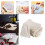 ICEYLI 30 Pcs 4 x 6 Polegadas Saco de Algodão Natural com Cordão para Especiarias, Ervas, Chá 4