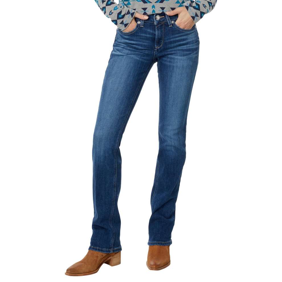 Ariat Female R.E.A.L. Perfect Rise Abby Straight Jean Mackenzie 31