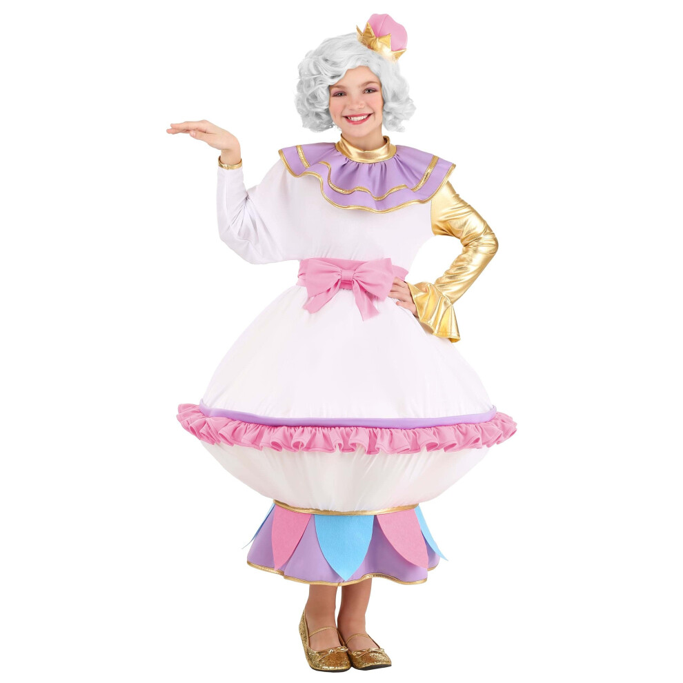 Photos - Fancy Dress Fun Costumes Beauty and the Beast Mrs. Potts Kid's Dress (X-Large)