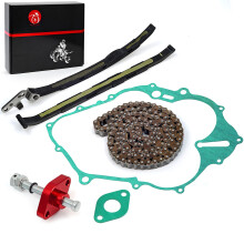 Moto1988 Caminh o de cames Chain Chain Guides Tensionador e Junta para Yamaha Raptor 660 YFM660 2001-2005 94591-40126-00 34K-12231-00-00 34K-1224