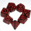 Udsk?ring i r?d sort DND -terning s?t til br?tspil 1