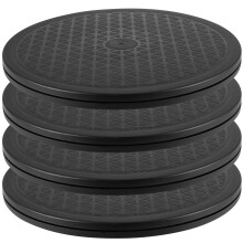 MUKCHAP 4 Pack 10 tuuman pyriv kntyv jalusta 360 pyre kntyv levysoitin terskuulalaakerilla Monikyttinen Lazy Susan erilaisiin kytttark