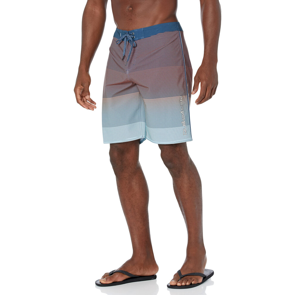 Quiksilver mens Surfsilk Massive 20 Boardshort Swim Trunk Bathing Suit Board Shorts  Insignia Blue  30 US