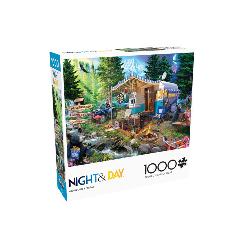Buffalo Games - Bergretraite - Legpuzzel van 1000 stukjes 1