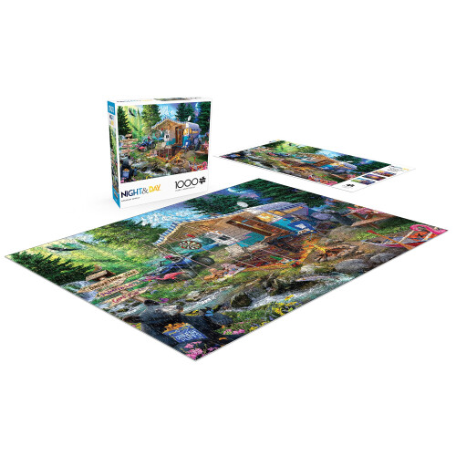 Buffalo Games - Bergretraite - Legpuzzel van 1000 stukjes 2