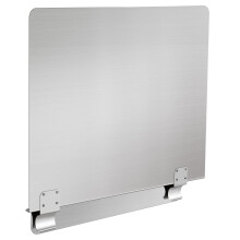 Stainless Steel Commercial Deep Fryer Splash Guard 20-1/2"""" W X 18"""" H Side Splash Universal fit clips stop oil from splattering Pack of 1