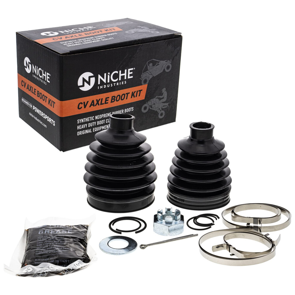 Niche Front Rear Cv Axle Boot Kit For Polaris 2204361 2204362 2204460 Sportsman 500 400 Rzr 800 Ranger Xp 900 803467097480