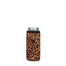 Sok It Can Sok hoes voor bier en frisdrank ge?oleerde neopreen hoes (klassieke luipaard 12oz slim can hoes)