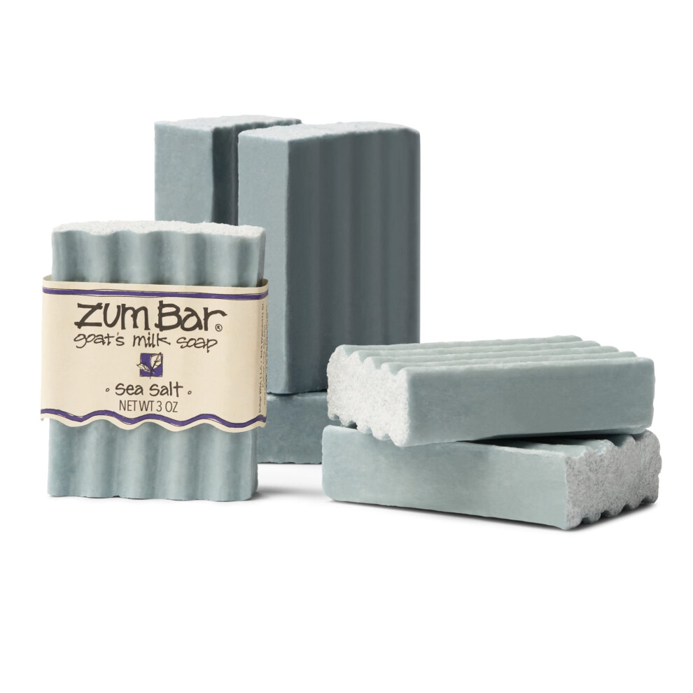 Zum Bar Goat's Milk Soap - Sea Salt - 3 Oz (6 Pack)