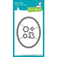 Lawn Cuts Custom Craft Die-Giant Holiday Messages -LF2681