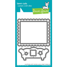 Lawn Cuts Custom Craft Die-Fensterszene: Winter -LF2673