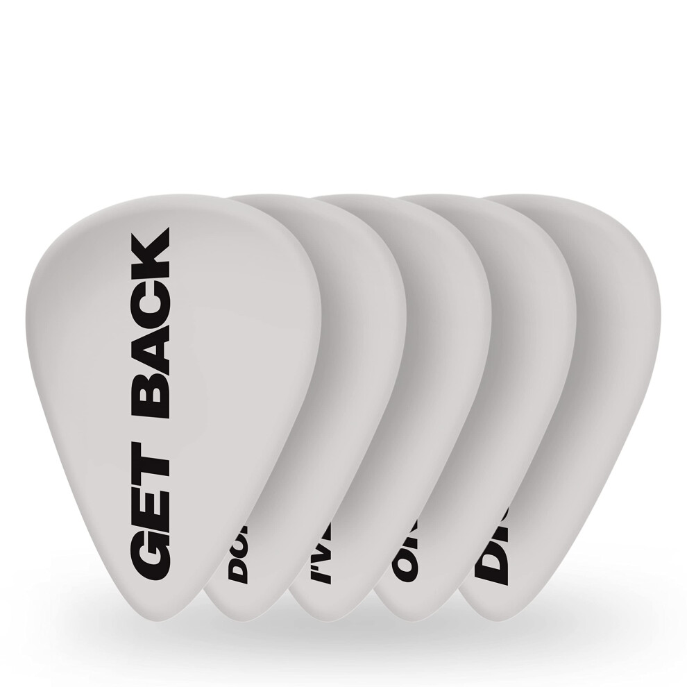 M   diators Beatles de D'Addario Accessories - M   diators de collection Beatles - Pack de 10 m   diators l   gers Get Back