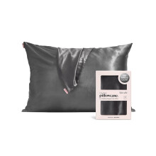 Kitsch, The Satin Pillowcase, Standardgröße, Kohle, 1 Kissenbezug