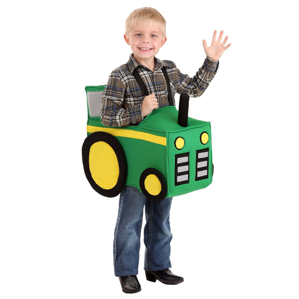 Photos - Fancy Dress Toddler Ride-In Tractor Costume with Foam-Backed Tunic, Adjustable Straps, Realistic Felt Appliques - FUN2778TD FUN2778TD