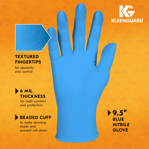 Manu?i de nitril albastru Kleenguard G10 2pro 2