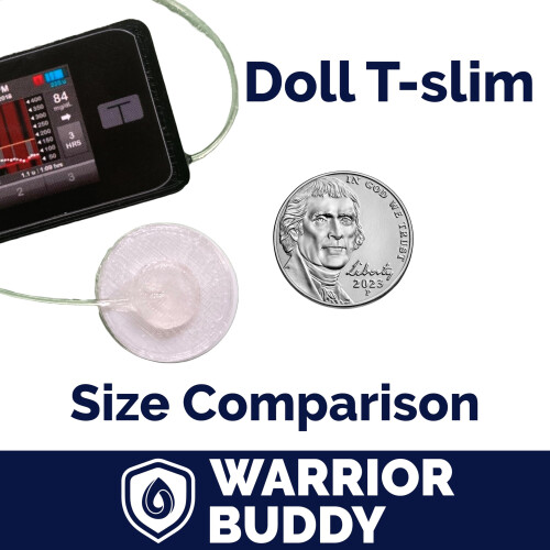 Warrior Buddy Diabetes Zubehör für 18" Puppen oder Plüschtiere. (T-Slim, Plastik) 2