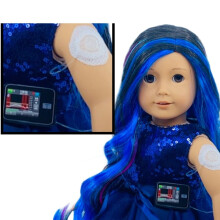 Warrior Buddy Diabetes Akcesoria kompatybilne z 18 ""lalkami lub pluszowymi zabawkami. (Plastik T-Slim)