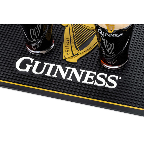 Guinness Μάτ για Μπαρ και Στιγμιαία Ρευστά | Λάστιχο Μπαρ με Λογότυπο Harp 2