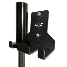 HIFLAME - Soporte de pared para dos barras, soporte de pared para pesas ol mpicas, soporte vertical para colgar pesas. Ideal para gimnasios, fitn