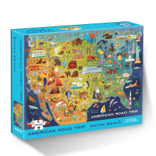 Blue Lobster puzzel van 1000 stukjes (Amerikaanse roadtrip)