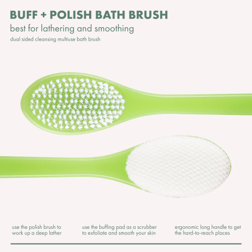 EcoTools EcoTools, Peeling- & Polier-Badebürste, 1 Bürste 2