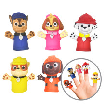 Ginsey Nickelodeon PAW Patrol Bath Finger Puppets 5 Pc - Party Favors Educational Bath Toys Floating Pool Toys Beach Toys Finger Toys Stor