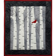 Wandquilt-Set von Rachel's of Greenfield Birches, Wandquilt-Set, 33 x 38 cm, wei