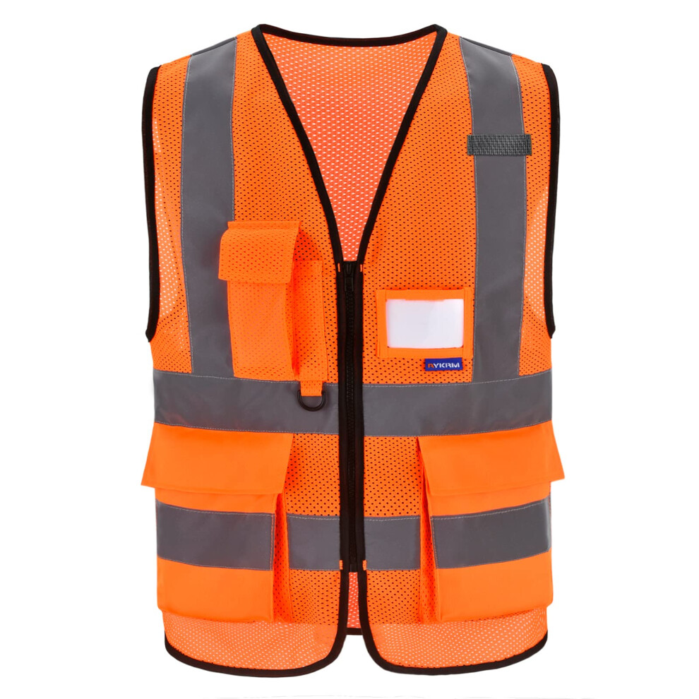 A-Safety Orange X Small High Visibility Reflective Vest 769129669764