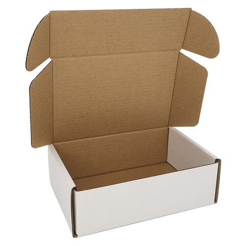 CH-BOX 6x4x2'' Μικρές Σακούλες Αποστολής 25 Τεμάχια, Κουτιά Κάρμπον Λευκά (CM642-25)