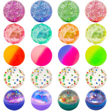 Ohanniewa Hpfblle fr Kinder, 20 Stck, 5 Stile, 32 mm, verschiedene Hpfblle mit Aufbewahrungstasche fr Geburtstagsparty-Geschenke