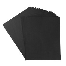 20 vellen gekleurd dik papier karton blanco voor doe-het-zelf-knutselkaarten maken Halloween-uitnodigingen plakboekbenodigdheden (zwart 8,5 x 11 inch
