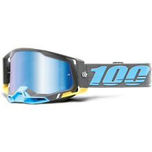 100% Racecraft 2 off-road motorbril voor volwassenen - Trinidad/blauwe spiegel/n maat