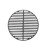 45.5 cm Circular Cast Iron Grilling Grate Dual Side Grid for BBQ 4