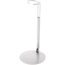 Suporte de Boneca Ajustável Plymor DSP-10S Prata, para Bonecas de 16 a 24 polegadas
