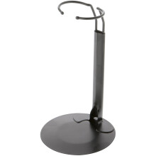 Der verstellbare Puppenstnder Plymor DSP-60B in Schwarz ist fr Puppen oder Actionfiguren mit einer Gre von 10, 11, 12, 13 und 14 Zoll geeignet. D