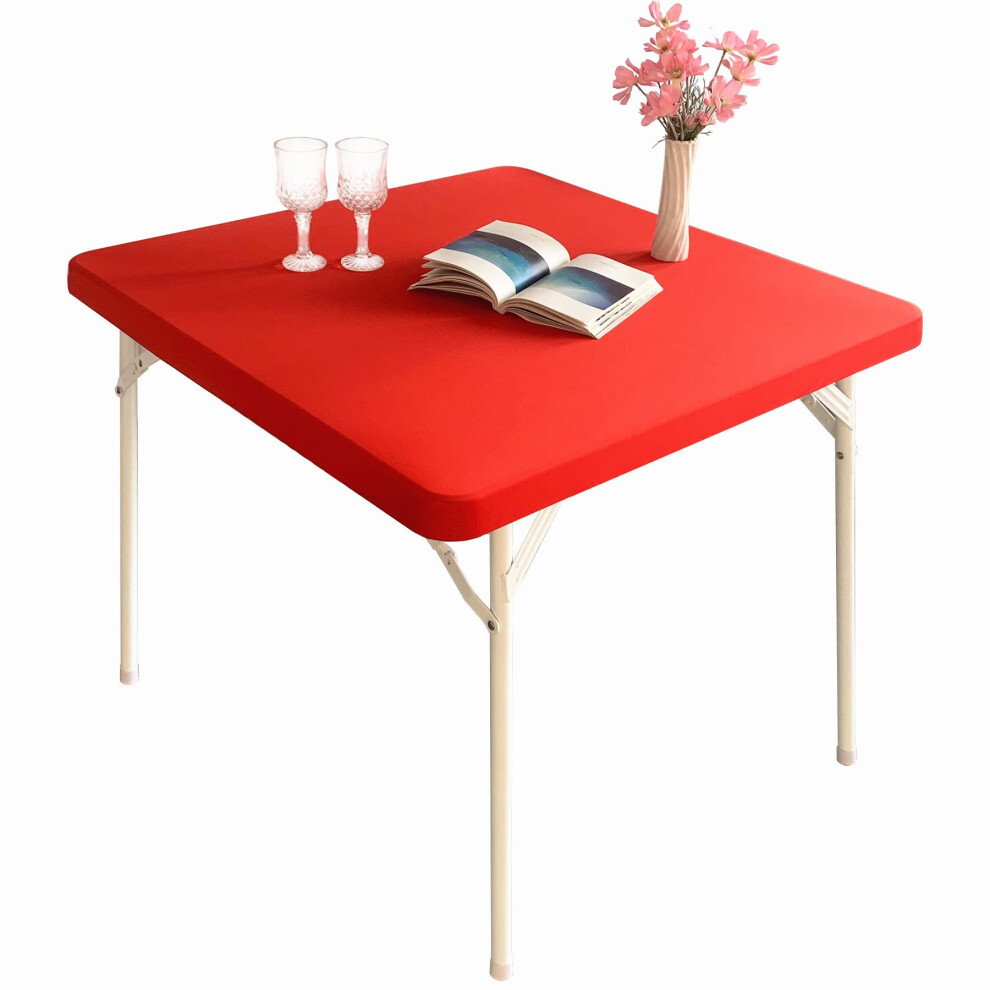 Nappe Carr E Extensible En Lasthanne Monibana Cocktail, Rouge, 86 X 86 Cm-image