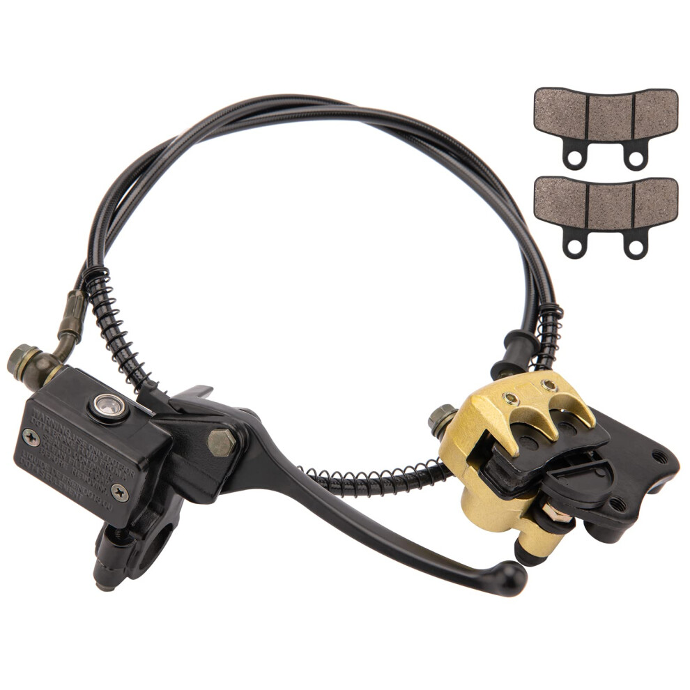 Front Disc Brake Master Cylinder Caliper Assembly For 50Cc 70Cc 90Cc 110Cc 125Cc Chinese Atv Ssr Dirt Bike Pit Bike Front Brake 750773310904