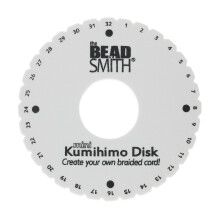 Disco Kumihimo Redondo Beadsmith, 4,5 polegadas de Diâmetro, Espuma Densa de 3/8"