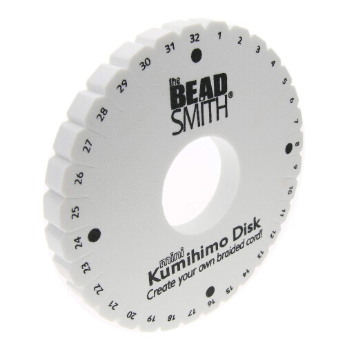 Disco Kumihimo Redondo Beadsmith, 4,5 polegadas de Diâmetro, Espuma Densa de 3/8" 1