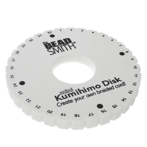 Disco Kumihimo Redondo Beadsmith, 4,5 polegadas de Diâmetro, Espuma Densa de 3/8" 2
